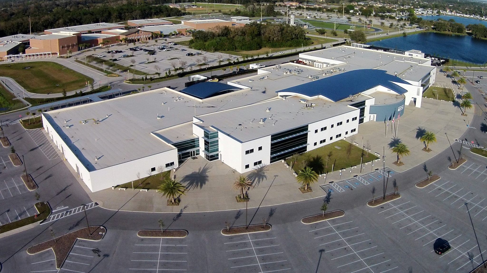 Aerial of Manatee Technical College (MTC) Formerly Manatee Technical Institute (MTI) 