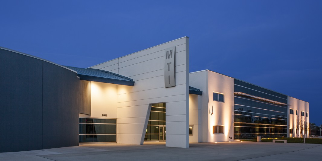 Manatee Technical Institute College MTC (Formerly MTI) at night 